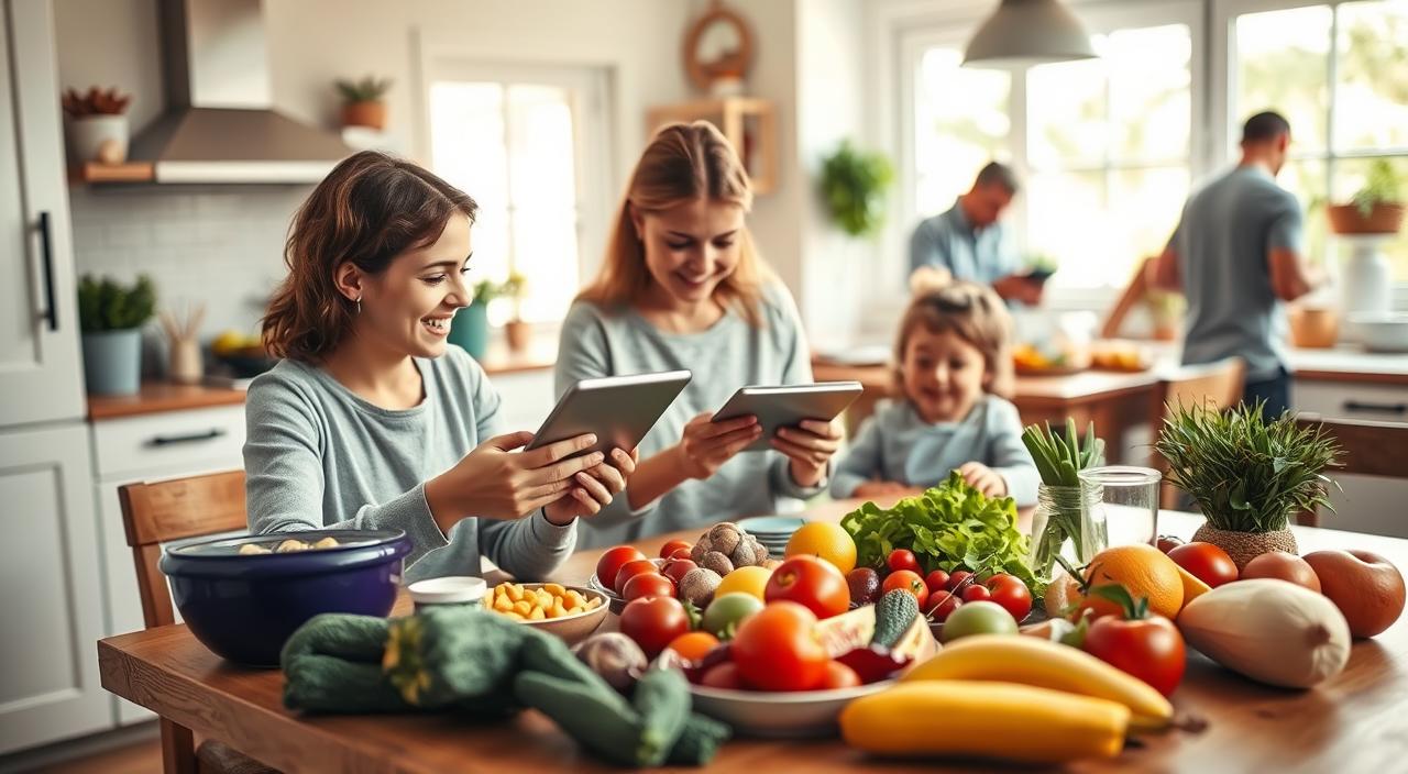 Planejamento de refeições para crianças