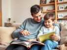 ajudando os filhos com lição de casa