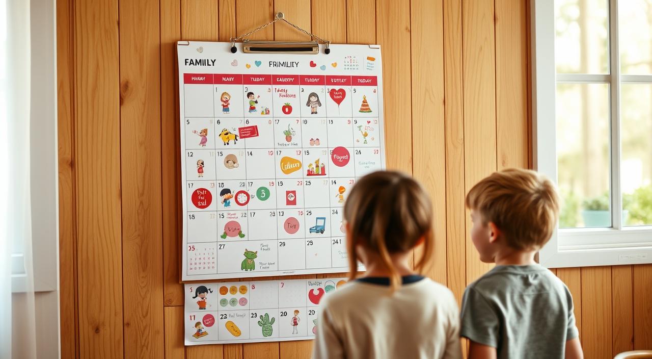 calendário familiar