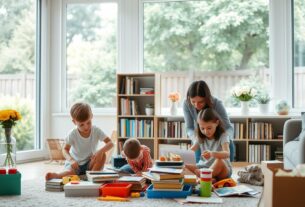 dicas para manter a casa limpa com filhos