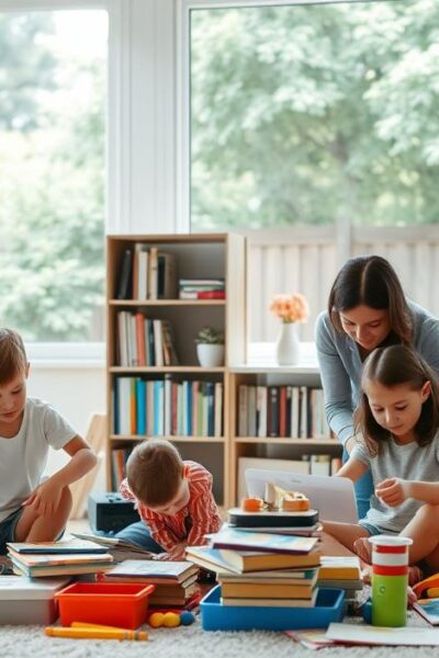 dicas para manter a casa limpa com filhos