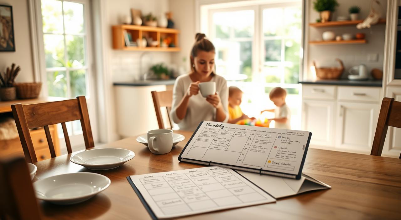 planejamento semanal para famílias